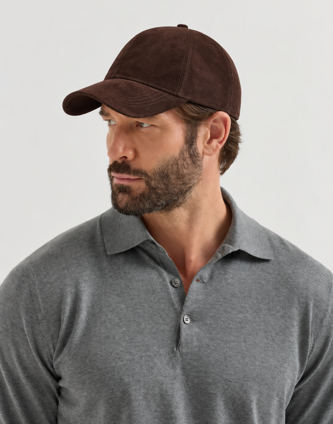 Sombrero de ante genuino para hombre
