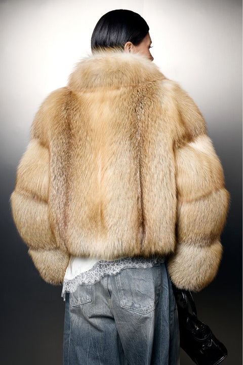 Gold Fox Fur Coat