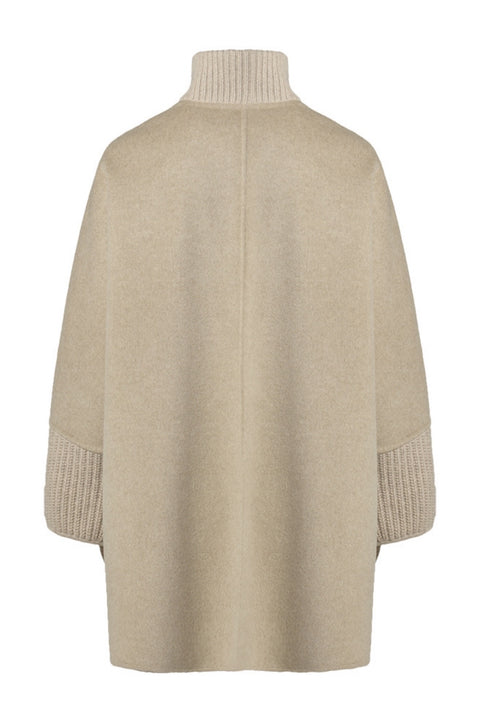 Wool & Mink Pocket Coat