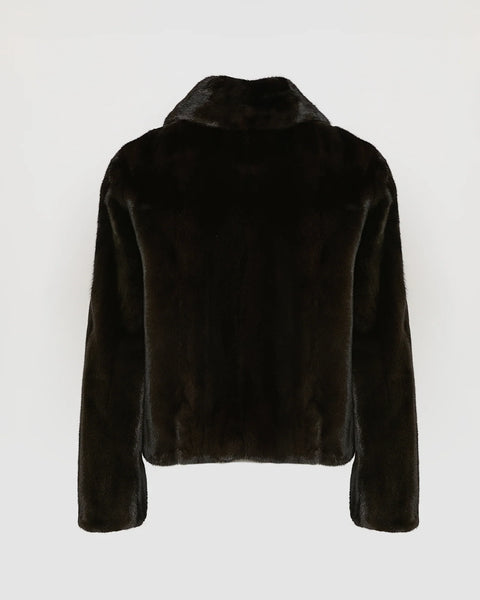 Veste en vison véritable