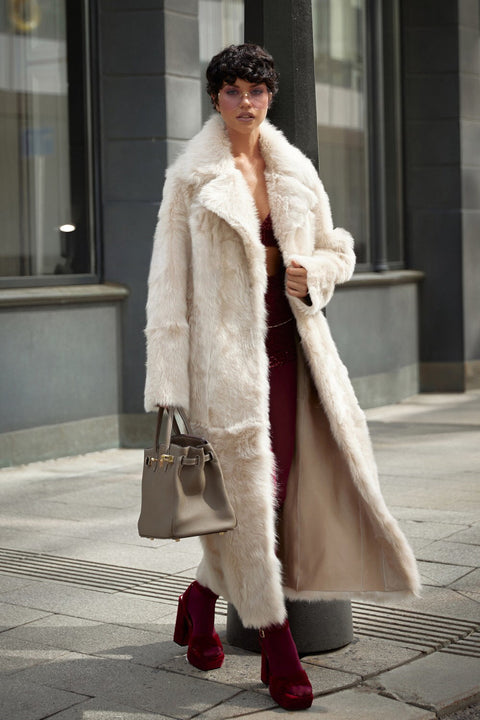 Long Tuscan Shearling Coat