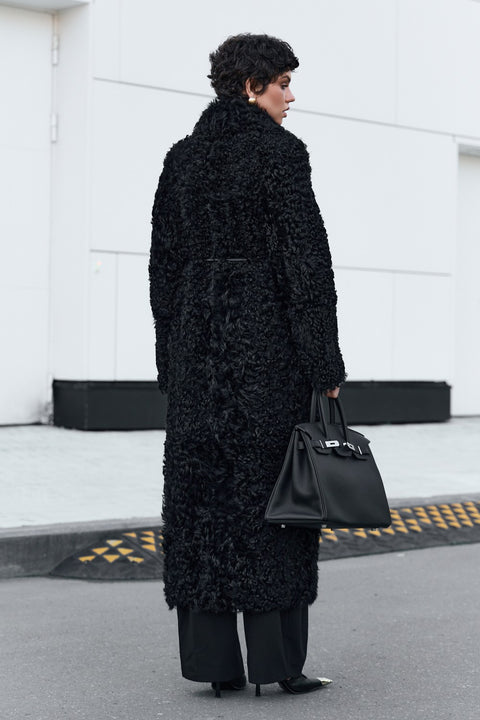 Long Tuscan Shearling Coat