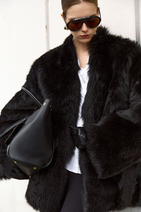 Cappotto in shearling