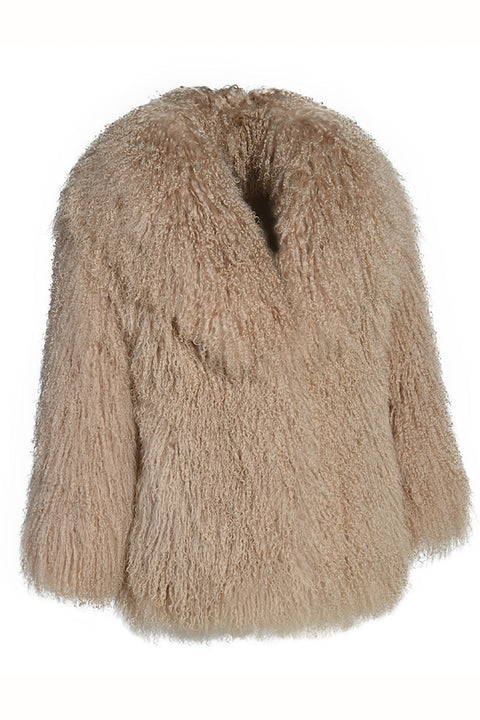 Beige Mongolian Coat