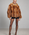 Hooded Red Fox Fur Coat