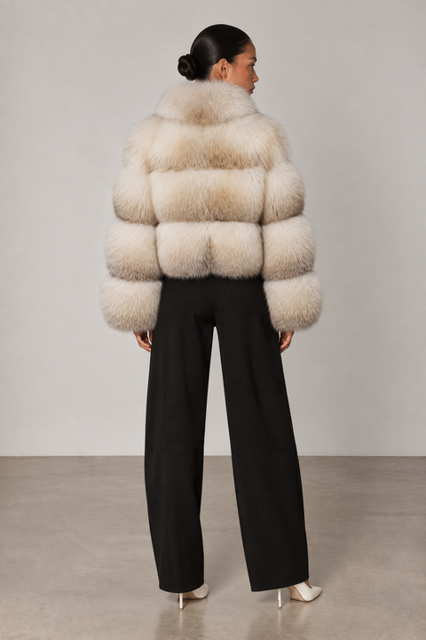 Gold Fox Fur Coat