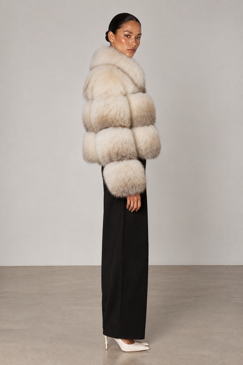 Gold Fox Fur Coat