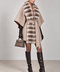 Cashmere Cape with Fur