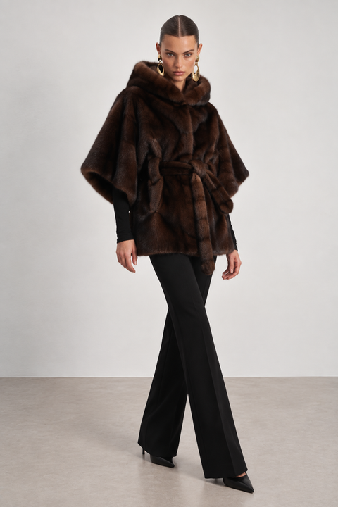 Genuine Mink Cape