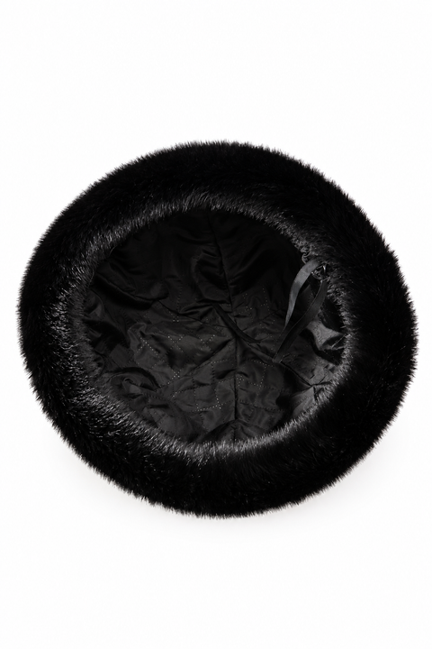 Suede and Mink Hat