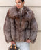 Short Fox Fur Coat
