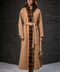 Camel Cashmere Coat with Mink