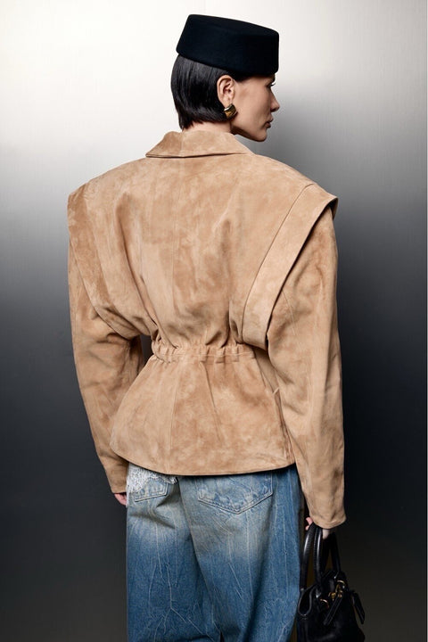 Camel Suede Jacket