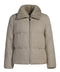 Wool Puffer with Mink Fur