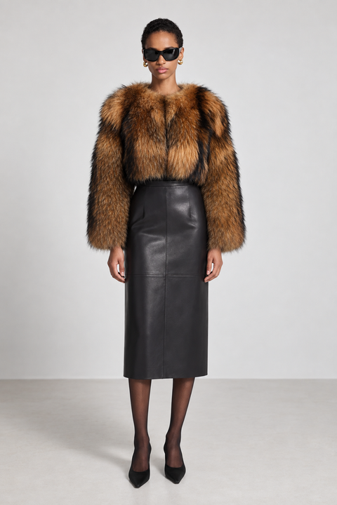 Manteau Mirabelle en fourrure
