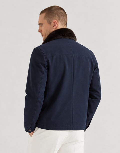 Jacket Lined in Mink Fur