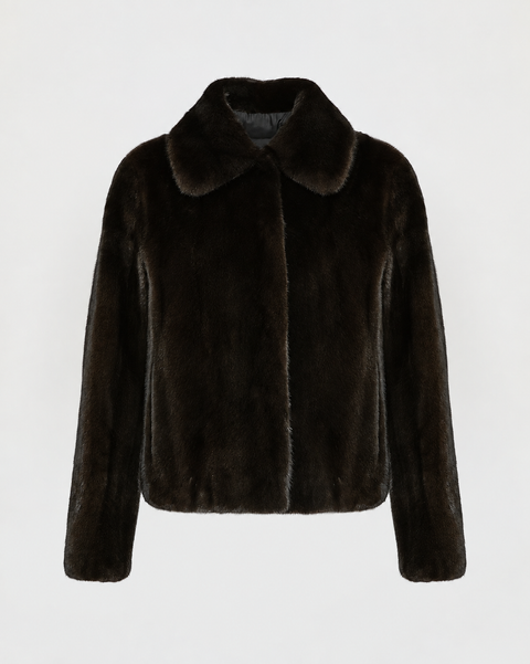 Veste en vison véritable