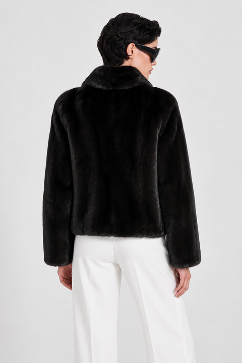 Veste en vison véritable