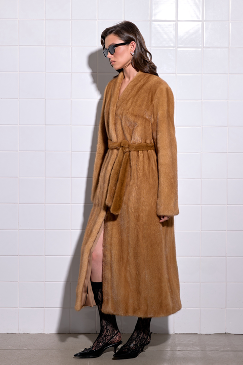 High Quality Mink Fur Coat