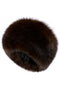 Dark Brown Fox Fur Hat