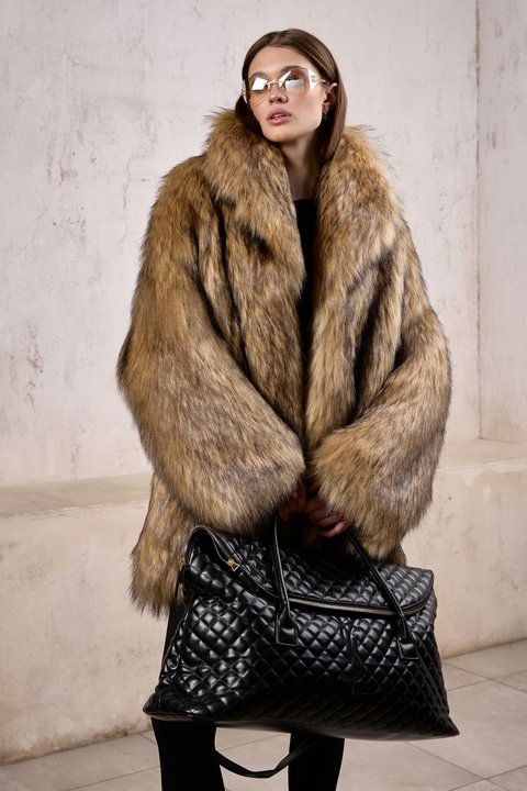 Oversized Faux Fur Coat